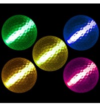 1 Unit Glow Stick Golf Ball Assorted Colors