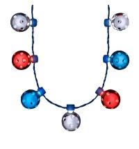 Independence Day Disco Fireworks Necklace