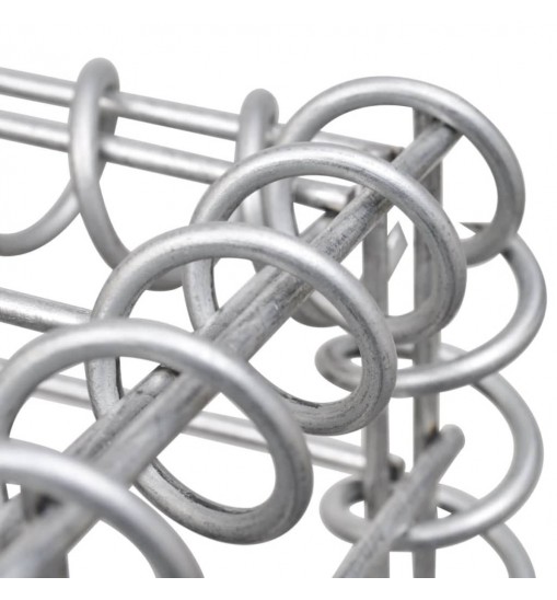 vidaXL Gabion Basket Post/Planter Steel 19.7"x19.7"x47.2" vidaXL Gabion Basket Post/Planter Steel 19.7"x19.7"x47.2"