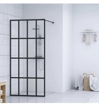 vidaXL Walk-in Shower Screen Clear Tempered Glass 55.1"x76.8"