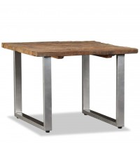 vidaXL Coffee Table Solid Reclaimed Wood 21.7"x21.7"x15.7"