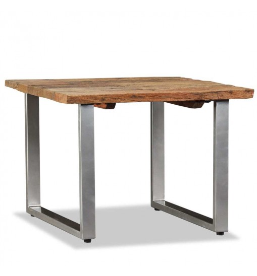 vidaXL Coffee Table Solid Reclaimed Wood 21.7"x21.7"x15.7"