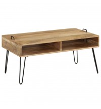 vidaXL Coffee Table Solid Mango Wood 39.4"x23.6"x17.7"