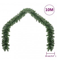 vidaXL Christmas Garland PVC 32.8'