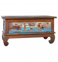 vidaXL Coffee Table 31.5"x19.7"x15.7" Reclaimed Teak Wood