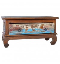 vidaXL Coffee Table 31.5"x19.7"x15.7" Reclaimed Teak Wood