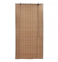 vidaXL Bamboo Roller Blinds 2 pcs Brown 47.2" x 86.8"