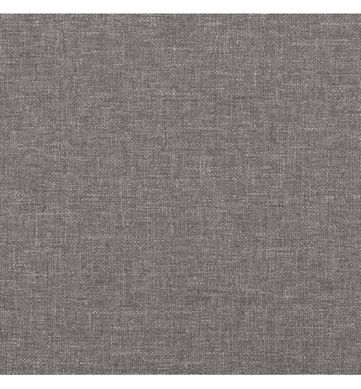 vidaXL Sofa Chair with Footstool Light Gray 23.6" Fabric