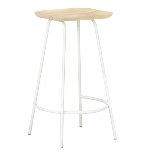 vidaXL Bar Stools 4 pcs Solid Mango Wood