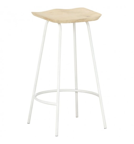 vidaXL Bar Stools 4 pcs Solid Mango Wood