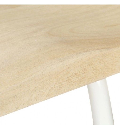 vidaXL Bar Stools 4 pcs Solid Mango Wood