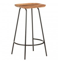 vidaXL Bar Stools 4 pcs Solid Acacia Wood