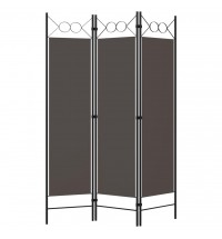 vidaXL 3-Panel Room Divider Anthracite 47.2"x70.9"