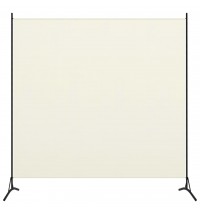 vidaXL 1-Panel Room Divider Cream White 68.9"x70.9"