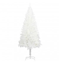 vidaXL Artificial Christmas Tree Lifelike Needles White 4 ft