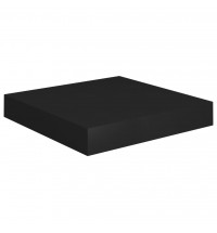 vidaXL Floating Wall Shelf Black 9.1"x9.3"x1.5" MDF