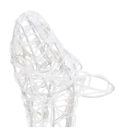 vidaXL Acrylic Reindeer Family Christmas Decoration 300 LED Warm White