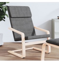 vidaXL Relaxing Chair Dark Gray Fabric