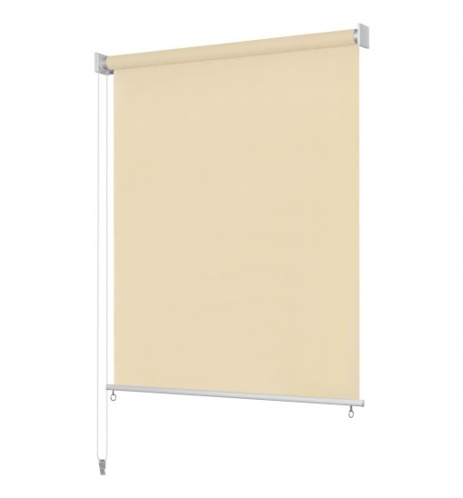 vidaXL Outdoor Roller Blind 39.4"x90.6" Cream