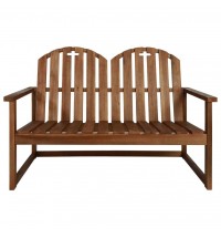vidaXL 4 Piece Patio Lounge Set Solid Acacia Wood