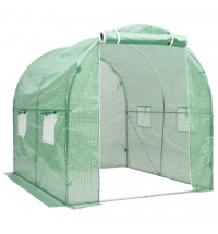 vidaXL Greenhouse 43.1 ft² 6.6'x6.6'x6.6'