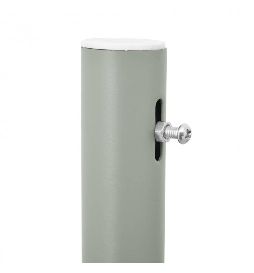 vidaXL Patio Retractable Side Awning 66.9"x118.1" Cream