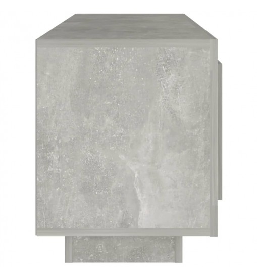 vidaXL TV Stand Concrete Gray 40.2"x13.8"x17.7" Engineered Wood