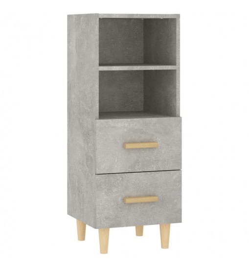 vidaXL Sideboard Concrete Gray 13.6"x13.4"x35.4" Engineered Wood