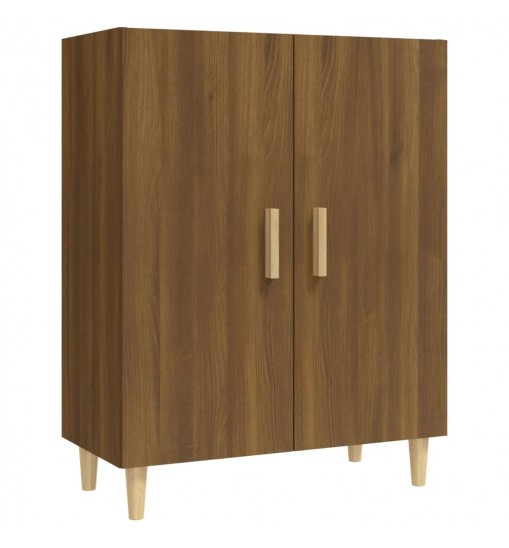 vidaXL Sideboard Brown Oak 27.6"x13.4"x35.4" Engineered Wood