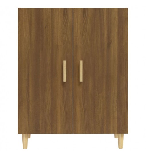 vidaXL Sideboard Brown Oak 27.6"x13.4"x35.4" Engineered Wood