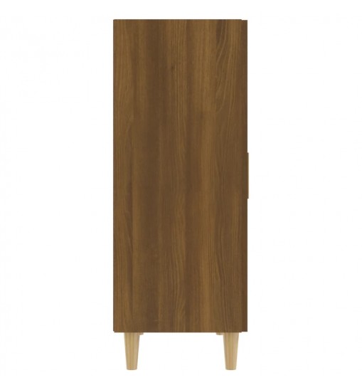 vidaXL Sideboard Brown Oak 27.6"x13.4"x35.4" Engineered Wood