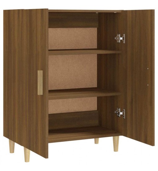 vidaXL Sideboard Brown Oak 27.6"x13.4"x35.4" Engineered Wood