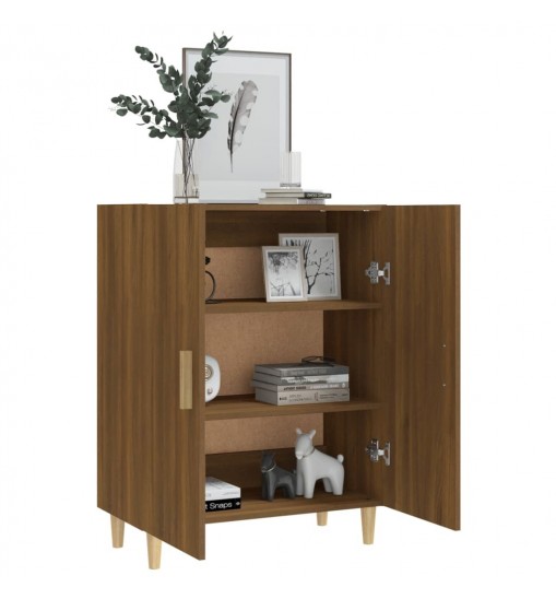 vidaXL Sideboard Brown Oak 27.6"x13.4"x35.4" Engineered Wood