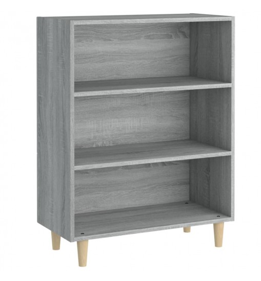 vidaXL Sideboard Gray Sonoma 27.4"x12.8"x35.4" Engineered Wood