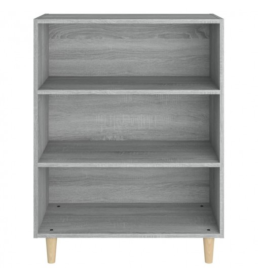 vidaXL Sideboard Gray Sonoma 27.4"x12.8"x35.4" Engineered Wood