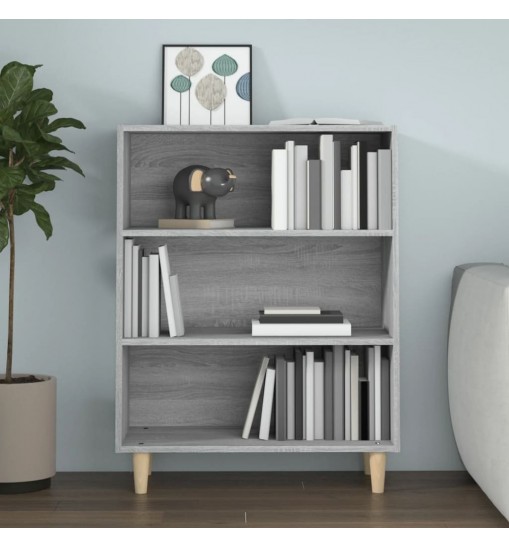 vidaXL Sideboard Gray Sonoma 27.4"x12.8"x35.4" Engineered Wood