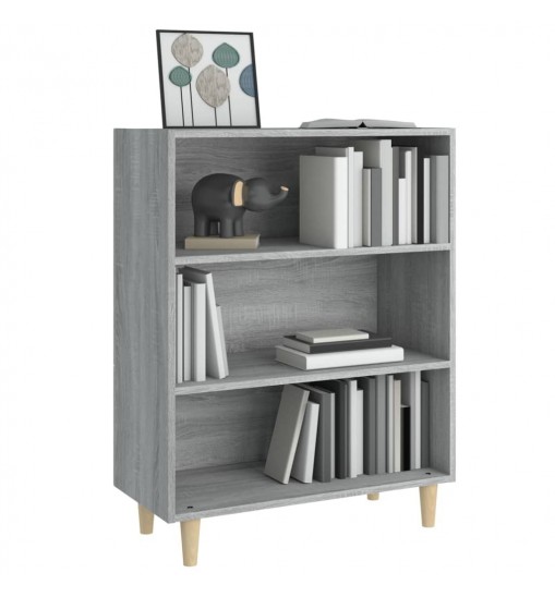vidaXL Sideboard Gray Sonoma 27.4"x12.8"x35.4" Engineered Wood
