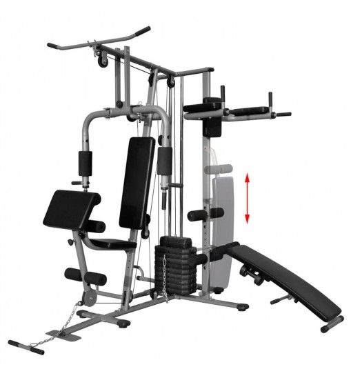 vidaXL Multi-functional Home Gym 143.3lb