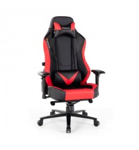 360?° Swivel Computer Chair with Casters for Office Bedroom-Red