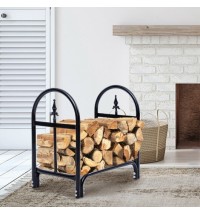 2 Feet Outdoor Heavy Duty Steel Firewood Storage Holder