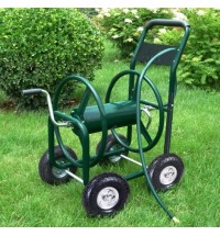 300 Feet Garden Yard Water Planting Hose Reel Cart