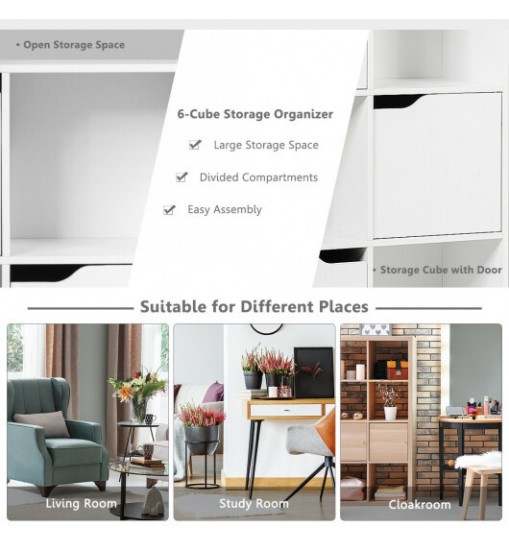 6 Cubes Wood Storage Shelves Organization 6 Cubes Wood Storage Shelves Organization