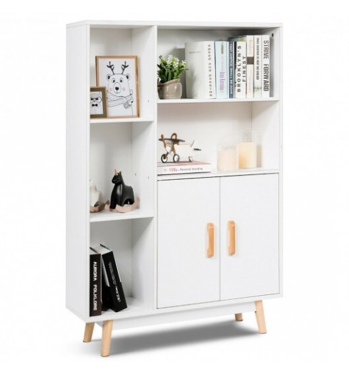 Free Standing Pantry Cabinet with 2 Door Cabinet and 5 Shelves Free Standing Pantry Cabinet with 2 Door Cabinet and 5 Shelves