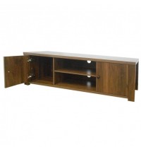 Classic Style TV Console Cabinet for 65-Inch TV with 2 Cable Management Holes