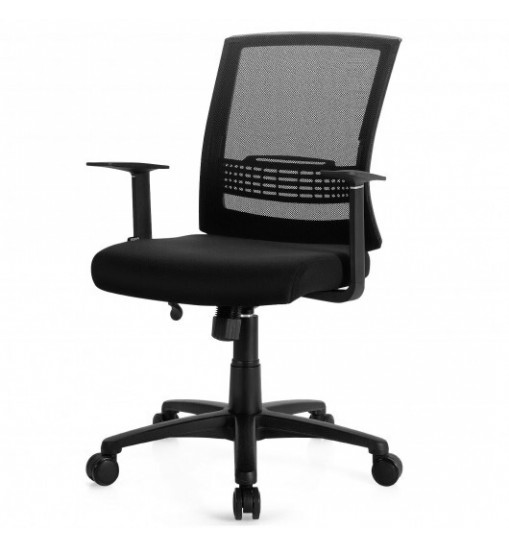 Adjustable Mid Back Mesh Office Chair with Lumbar Support Adjustable Mid Back Mesh Office Chair with Lumbar Support