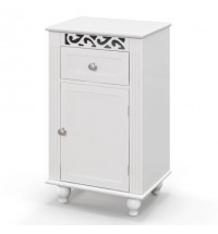 Bathroom Floor Storage Cabinet Organizer with Drawer