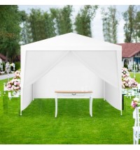 10 x 10 Feet Outdoor Side Walls Canopy Tent with 4 Removable Sidewalls