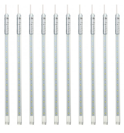 10Tubes 30cm 300LED Meteor Shower Rain Light Christmas Xmas Tree Decor with Driver US Plug