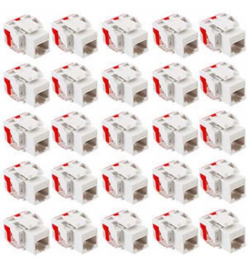 Ic107l6cwh cat6 ez 25 pk white