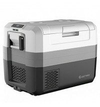 58 Quart Portable Electric Camping Car Cooler - Color: Black & Gray